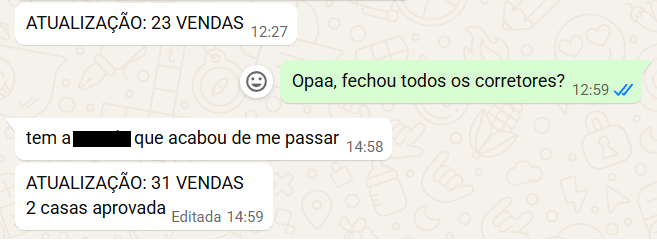 Print Case 02 — 31 vendas no mês